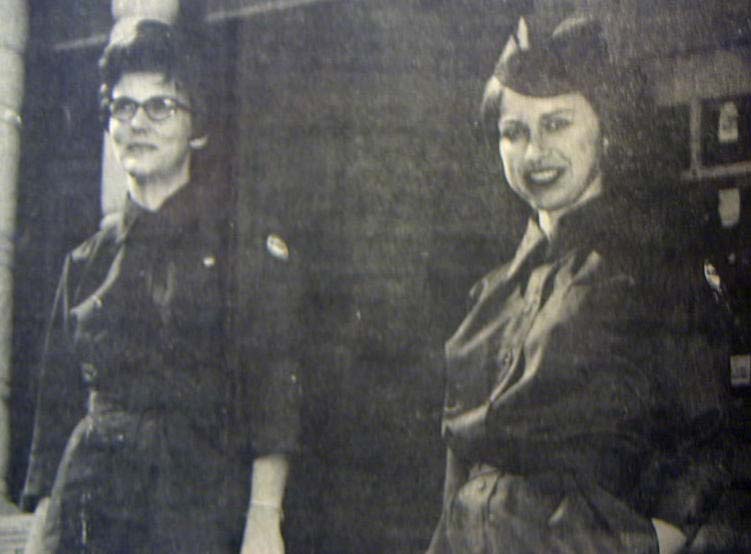 Marceil Lauppe in the early days of Visiting Nurses.