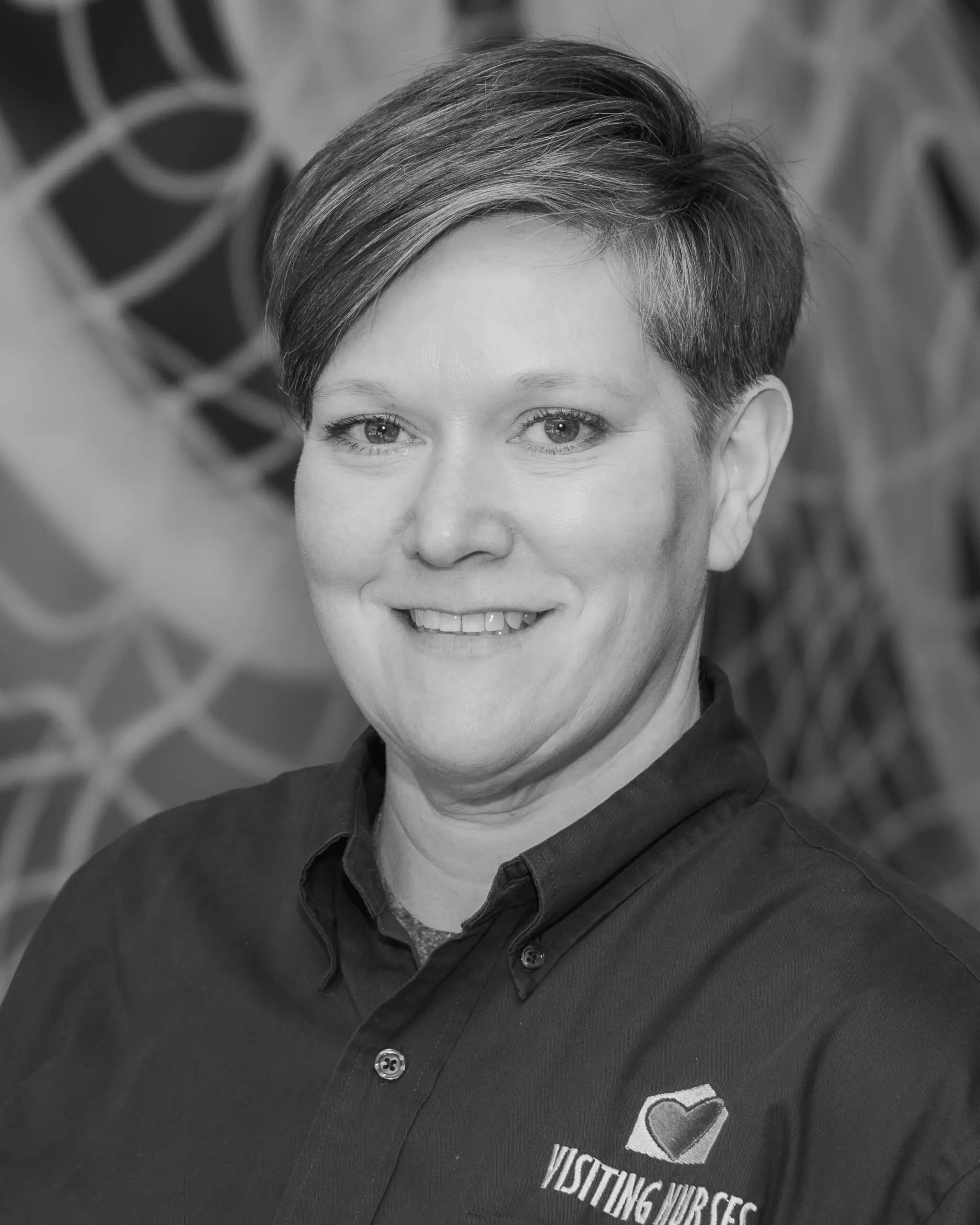 Black and white photo of Chief Strategy Officer Michelle Watson.