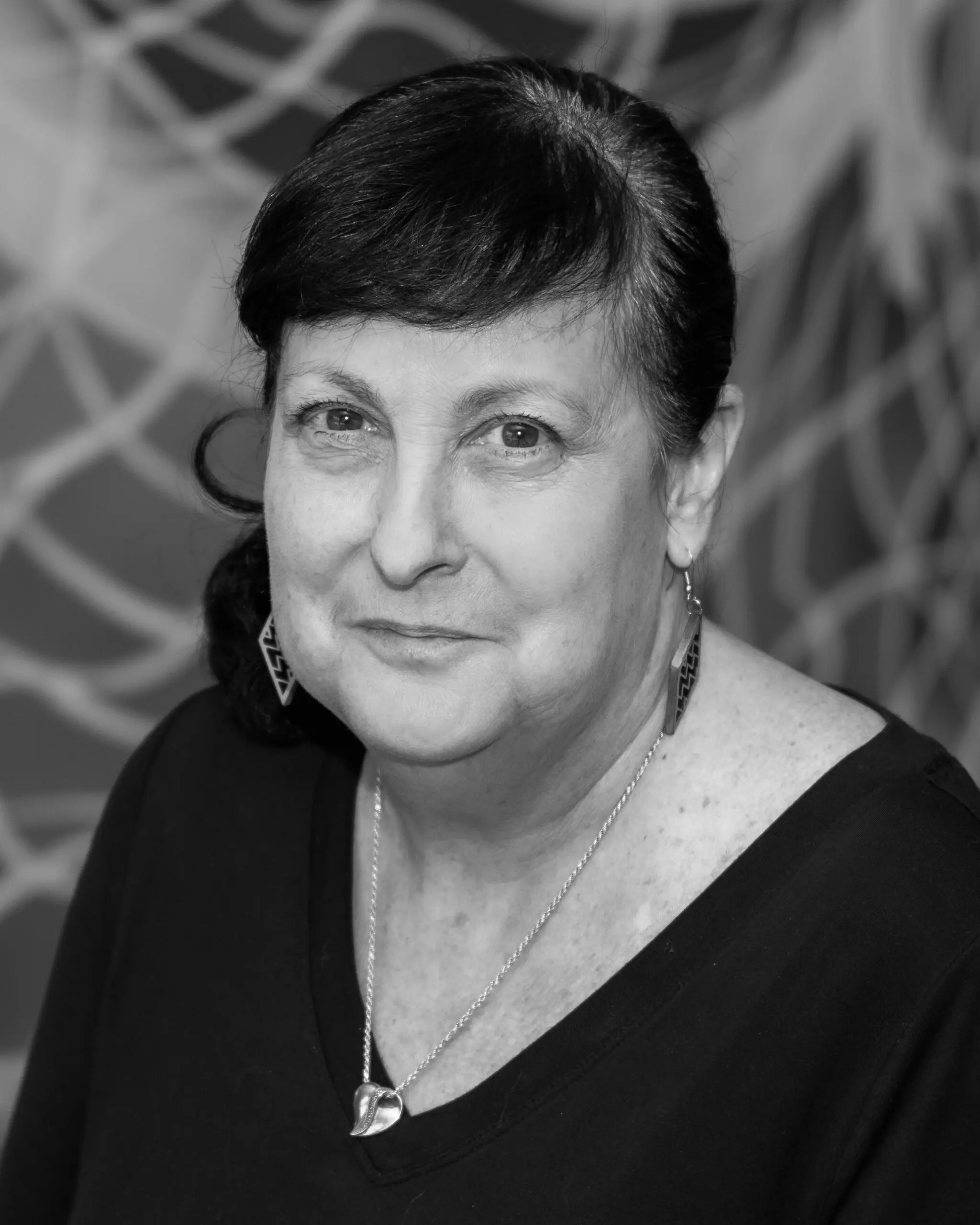 Black and white photo of Chief Financial Officer Pamela Morgan.