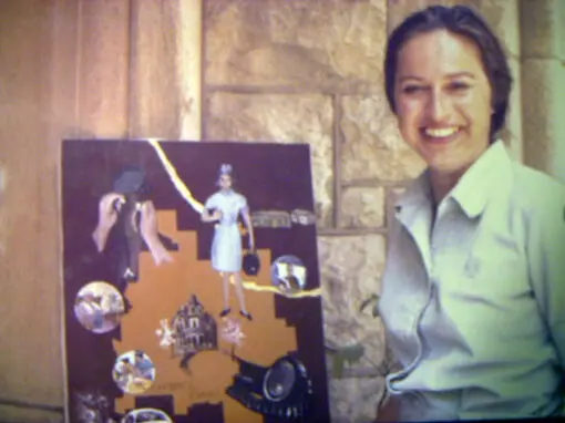 VNA's founder, Lyn Rothwell in VNA's early days.