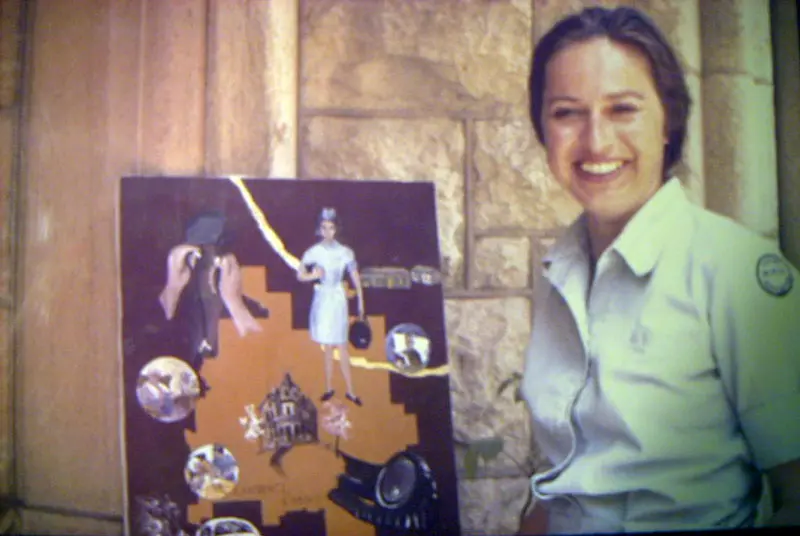 VNA's founder, Lyn Rothwell in VNA's early days.